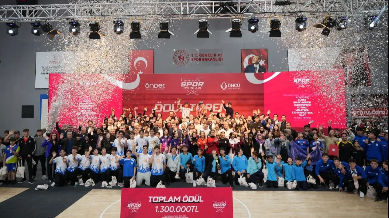 15. spor oyunlarında ödüller sahibini buldu