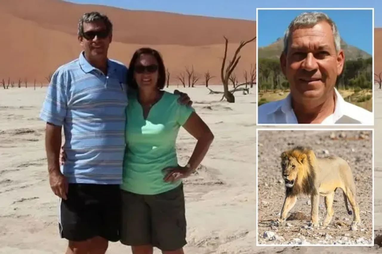 Aslanlar çölde gece avına alışınca iş insanı korkunç saldırıda hayatını kaybetti