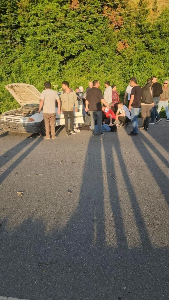 Zonguldak’ta meydana gelen kaza da aynı aileden 4 kişi yaralandı!