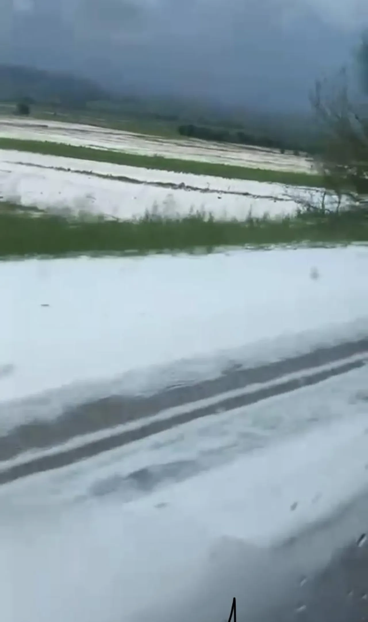 Tokat'ta dolu tarım arazilerini vurdu: Her biri 15 santimetre!