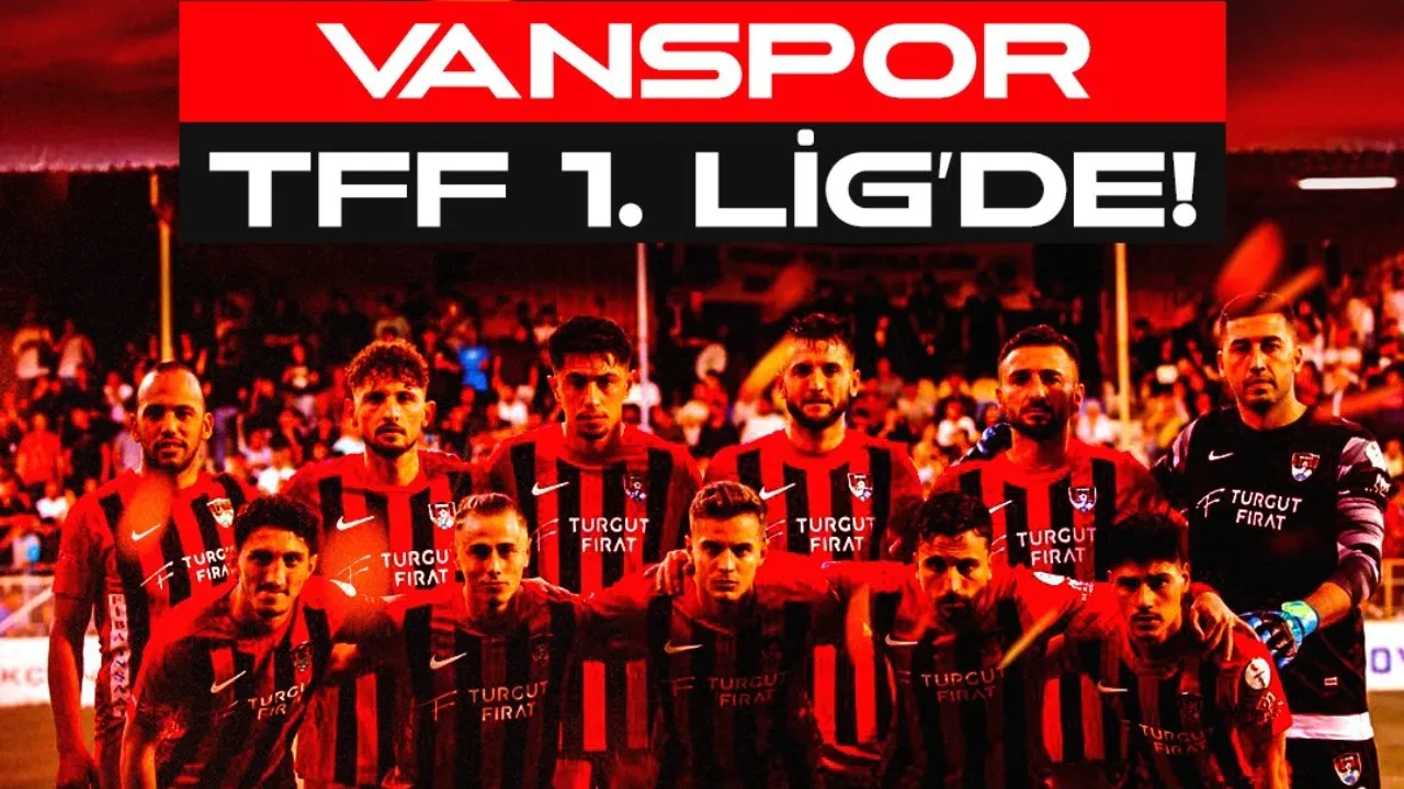 Vanspor FK TFF 1. Lig'de! Sokaklar bayram yerine döndü