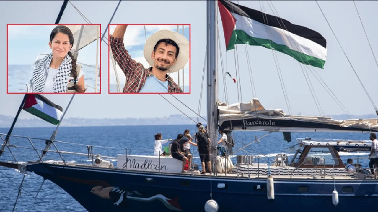 Gazze'ye yardım götüren Madleen gemisindeki bazı aktivistler sınır dışı edildi! 5 Fransız İsrail'de yargılanacak