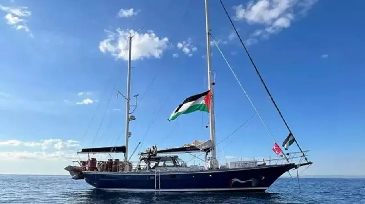 Gazze'ye yardım götüren Madleen gemisindeki bazı aktivistler sınır dışı edildi! 5 Fransız İsrail'de yargılanacak