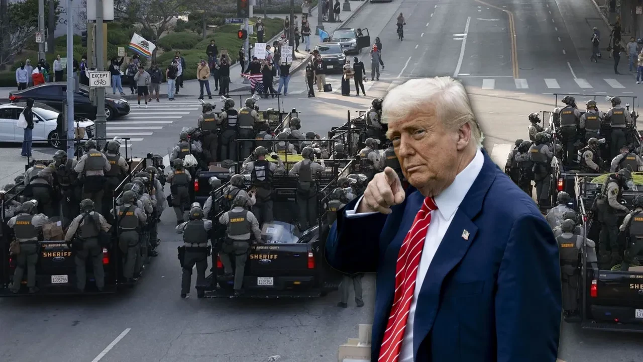Los Angeles'ta çatışmalar sürerken Trump'tan dikkat çeken sözler: Çok önemli bir açıklama yapacağım
