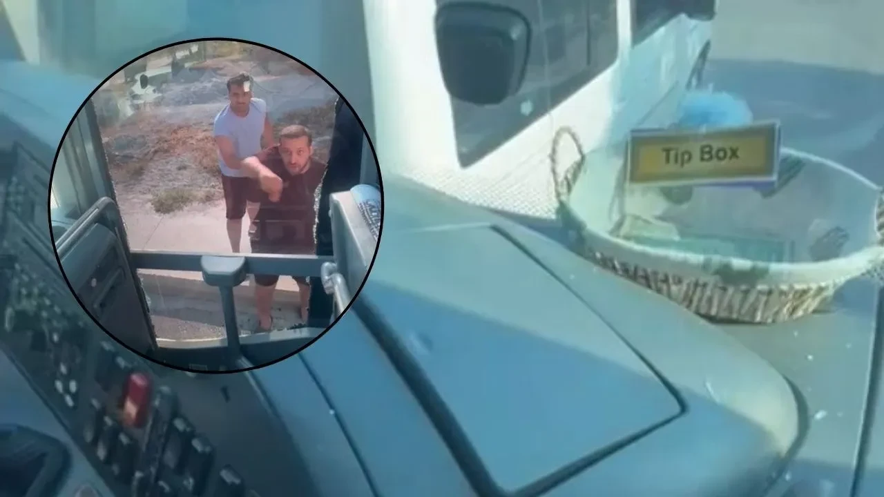 Tatile giderken dehşeti yaşadılar! Bir anda önleri kesilip taşlanmaya başladılar