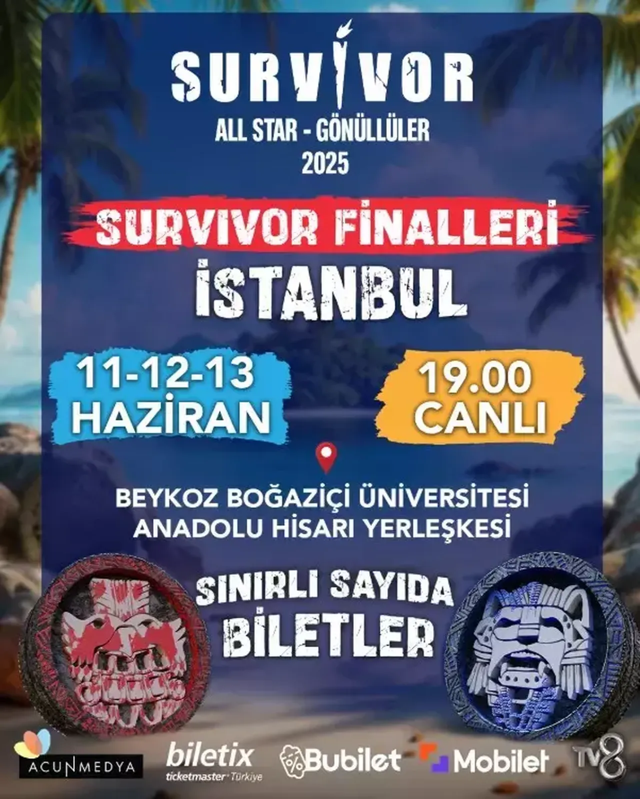 2025 Survivor finali ne zaman ve nerede olacak? Survivor final bilet fiyatları belli oldu