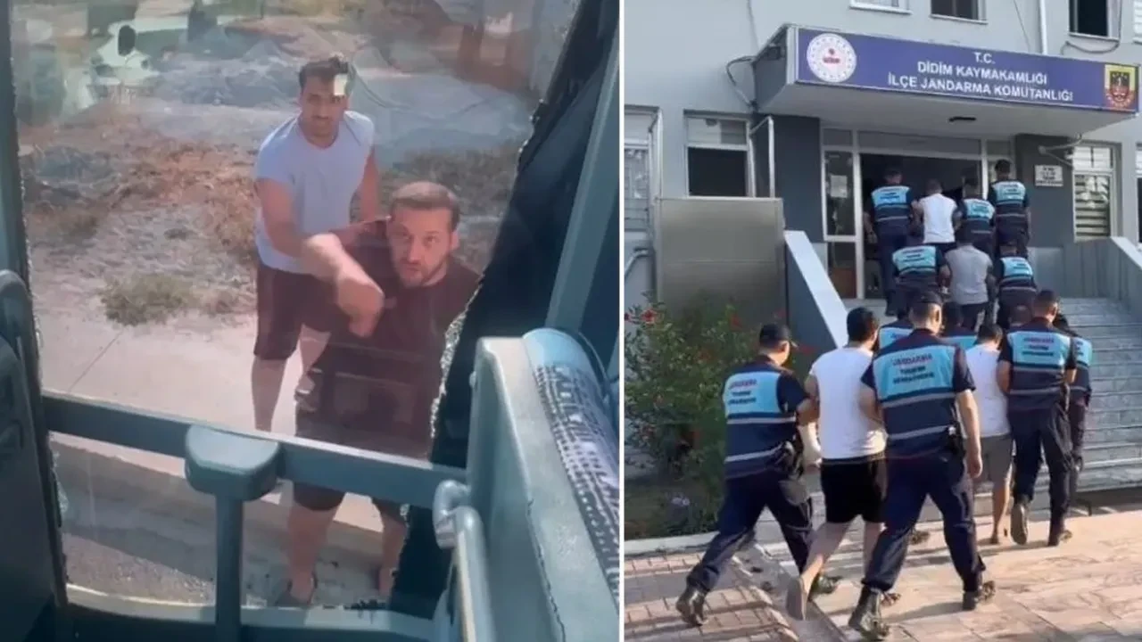 Aydın'da tur otobüsüne saldıran 5 şüpheli tutuklandı