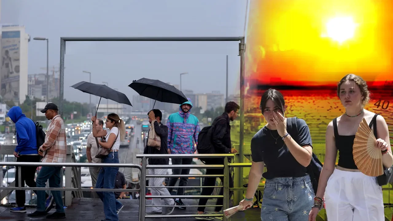 Hava durumuna dikkat! Meteoroloji bölge bölge uyardı: Yağmur ve sıcak bir arada