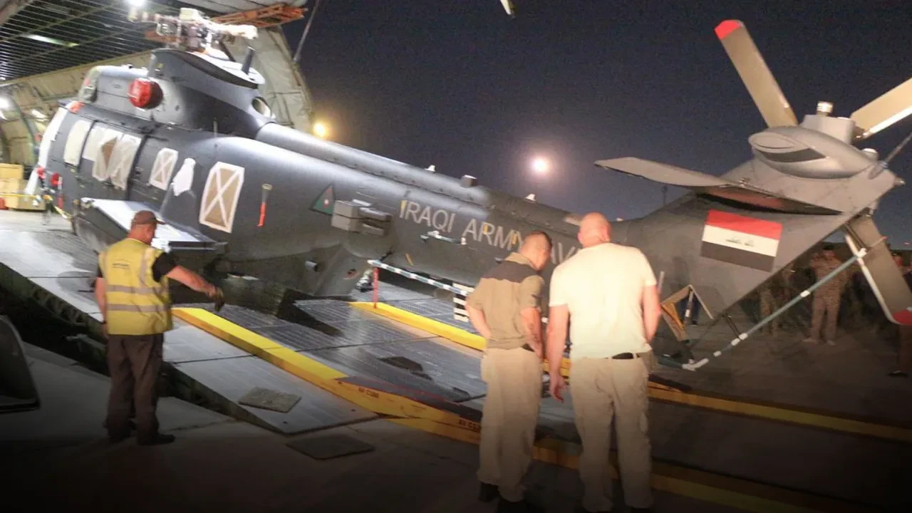 Irak'a Fransa kanı! Çok amaçlı helikopterlerin ilk partisi teslim alındı