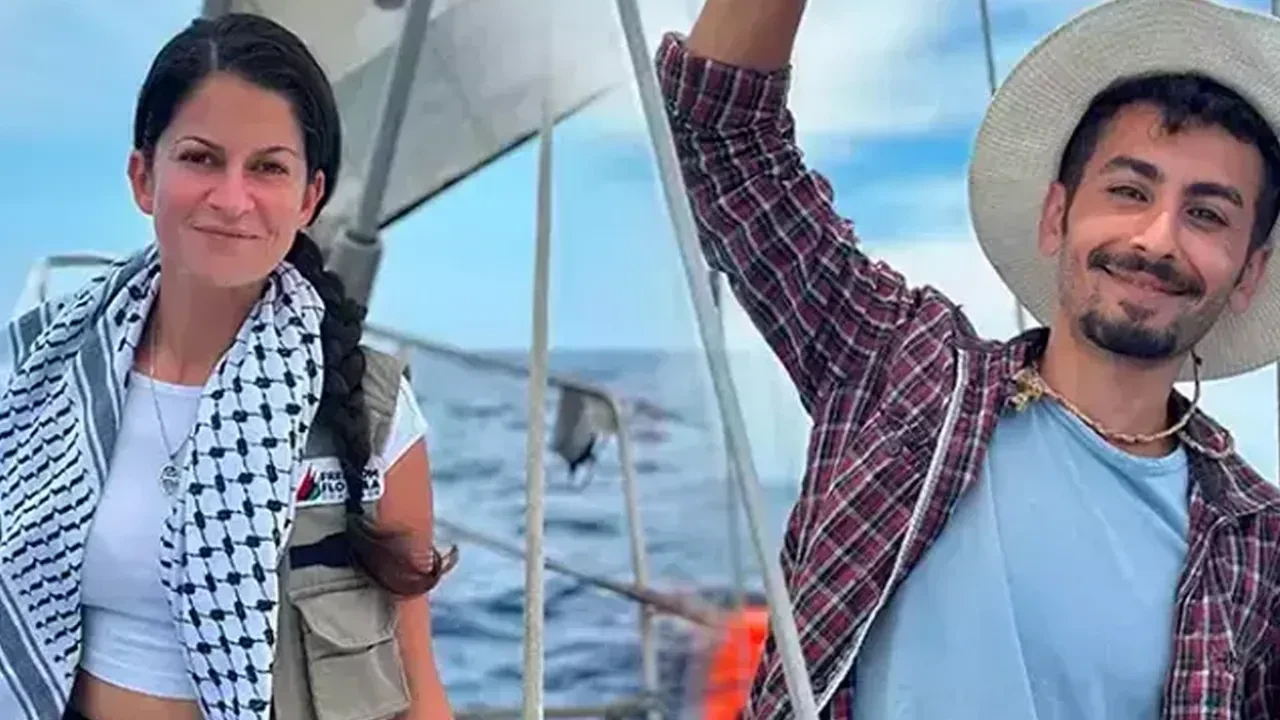 İşgalci İsrail alıkoymuştu... Türk aktivist Şuayb Ordu ve Yasemin Açar serbest braıkıldı 
