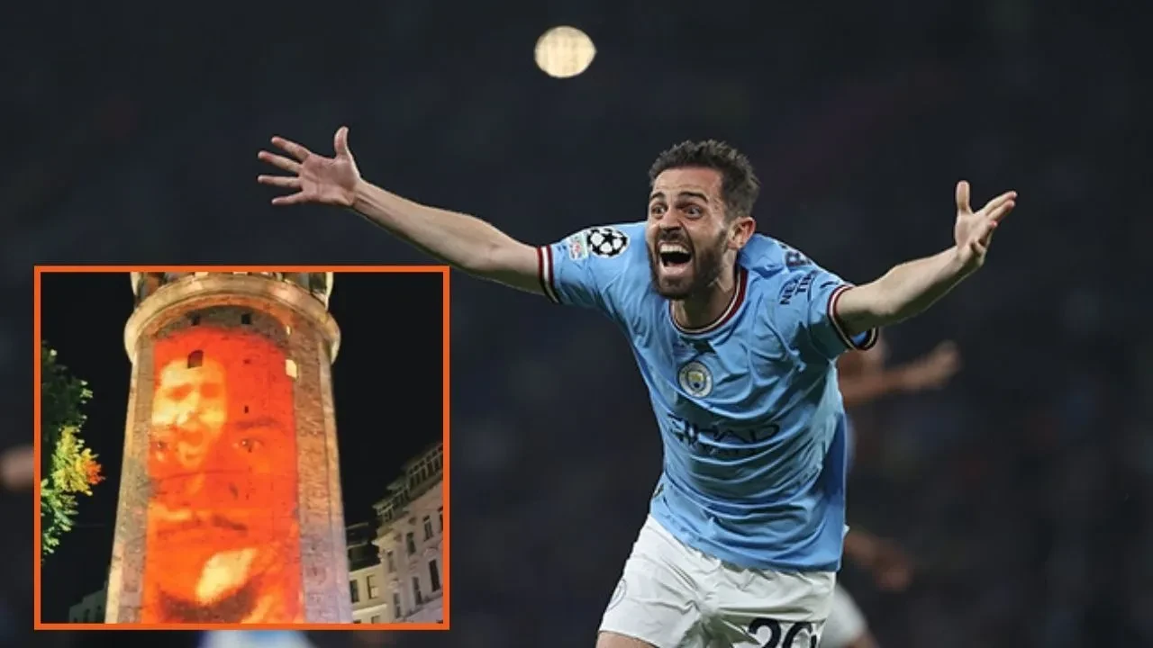 Bernardo Silva Galatasaray'a gelecek mi? Galata Kulesi'ndeki görsel şov transfer iddialarını artırdı
