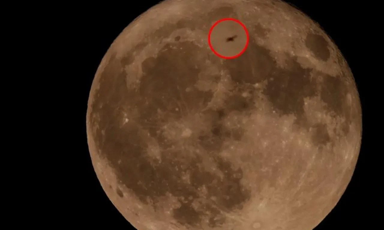 Dolunayı çekmek istemişti... Kadrajına gireni görünce şoke oldu