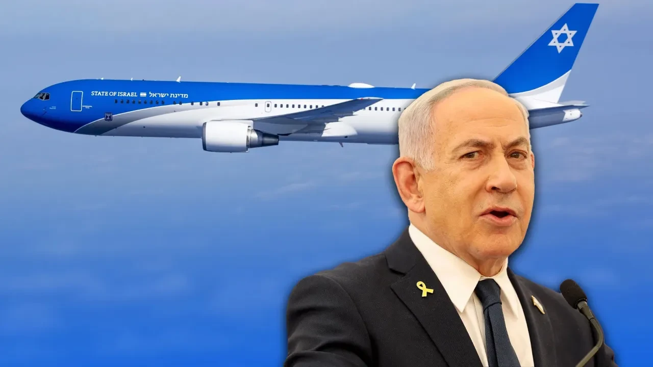 İçinde kimler var? İsrail Başbakanı Netanyahu'nun uçağı Tel Aviv'den adeta kaçırıldı! 