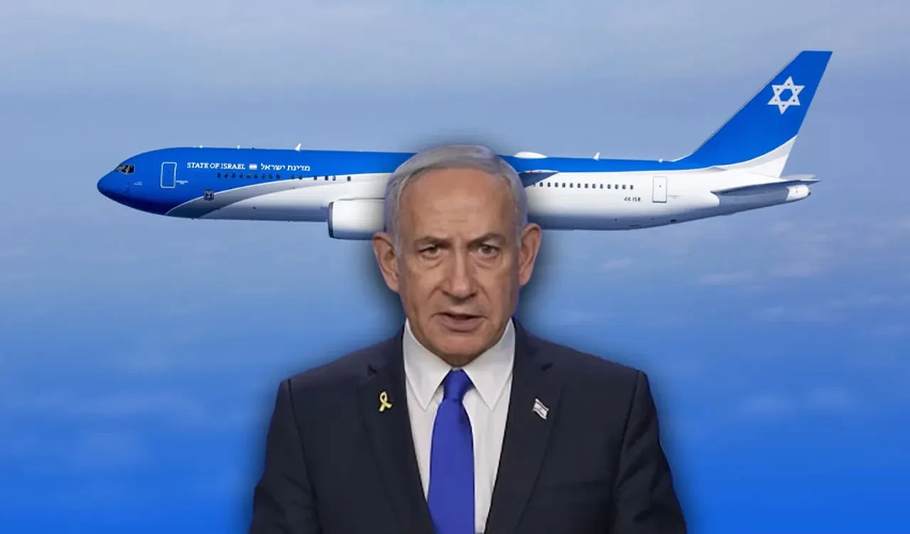 İçinde kimler var? İsrail Başbakanı Netanyahu'nun uçağı Tel Aviv'den adeta kaçırıldı!