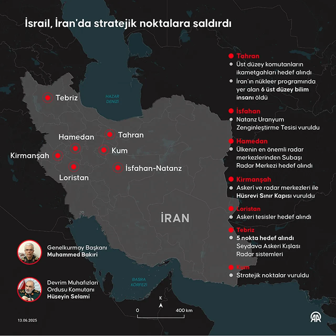 İsrail İran'da nereleri vurdu son dakika? Hedef alınan yerler şaşırttı