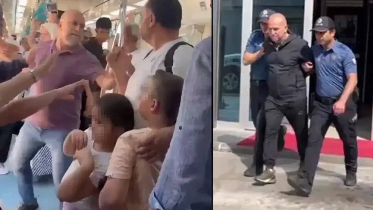 Marmaray'da çocuklarının yanında babaya yumruk atmıştı! İstenen ceza belli oldu