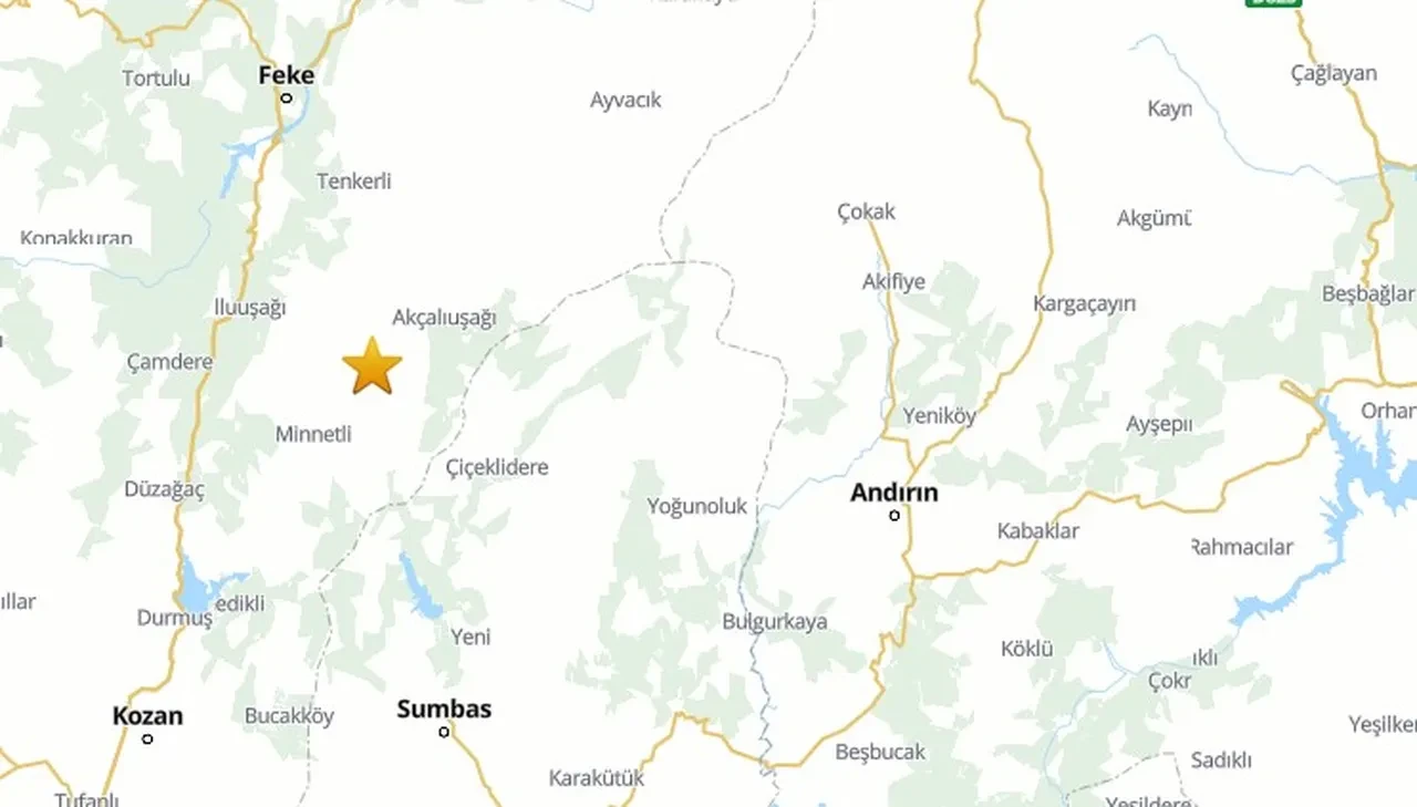 Son dakika | Adana'da deprem oldu: AFAD verileri paylaştı