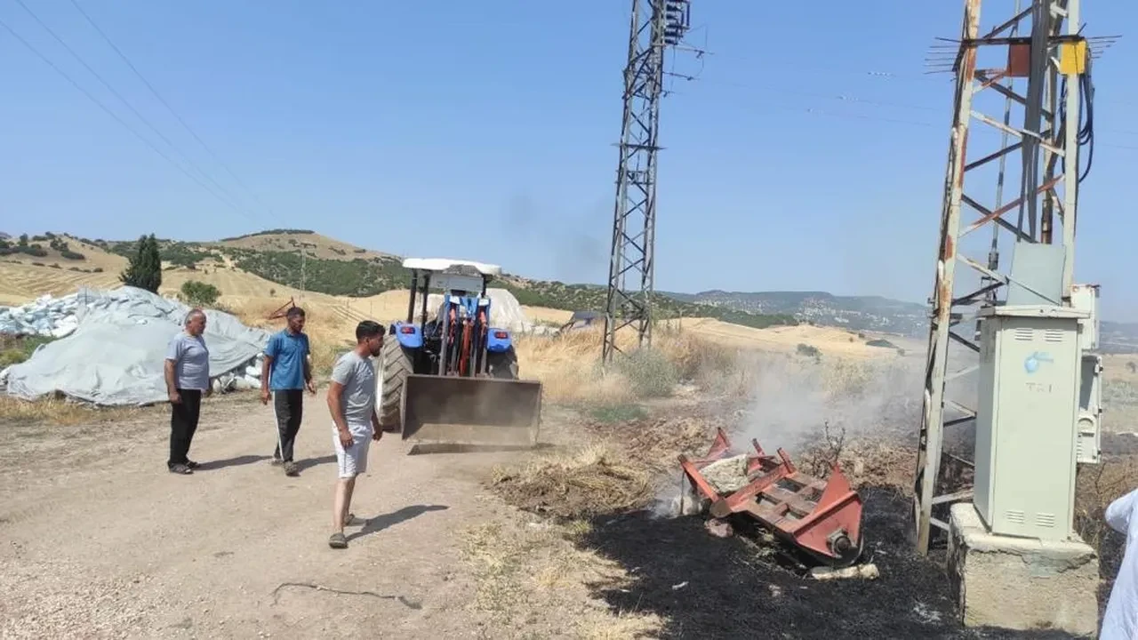 Trafoya kuş çarptı, alevler kısa sürede söndürüldü