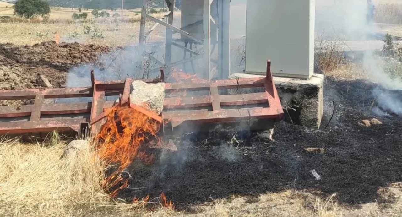 Trafoya kuş çarptı, alevler kısa sürede söndürüldü