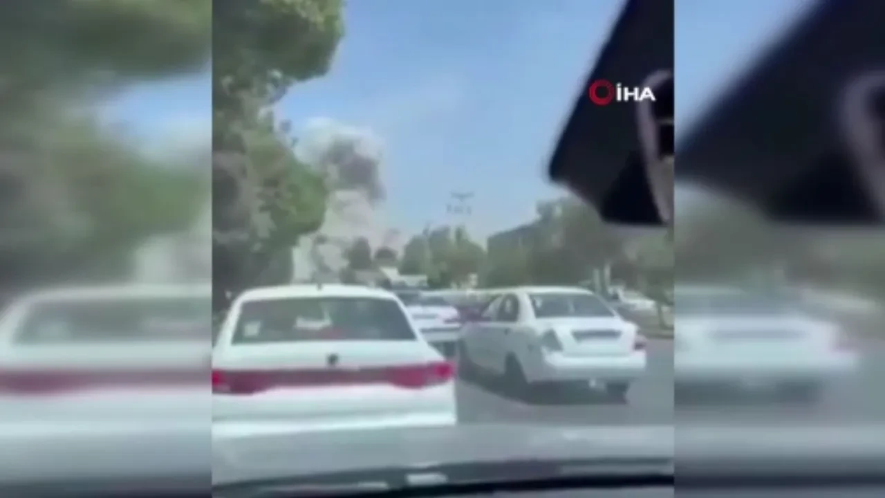 İsrail, İran'da Savunma Bakanlığı'na bağlı tesisi böyle vurdu