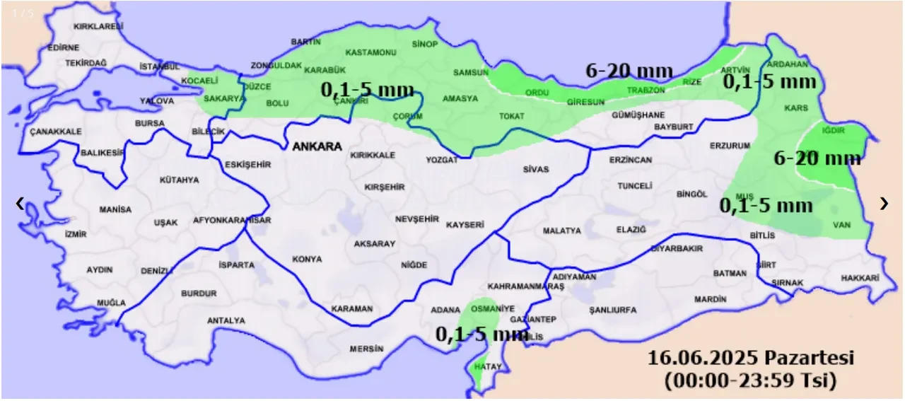 Hava durumu (16 Haziran) | Meteoroloji 26 il için uyardı! Kuvvetli yağış bekleniyor