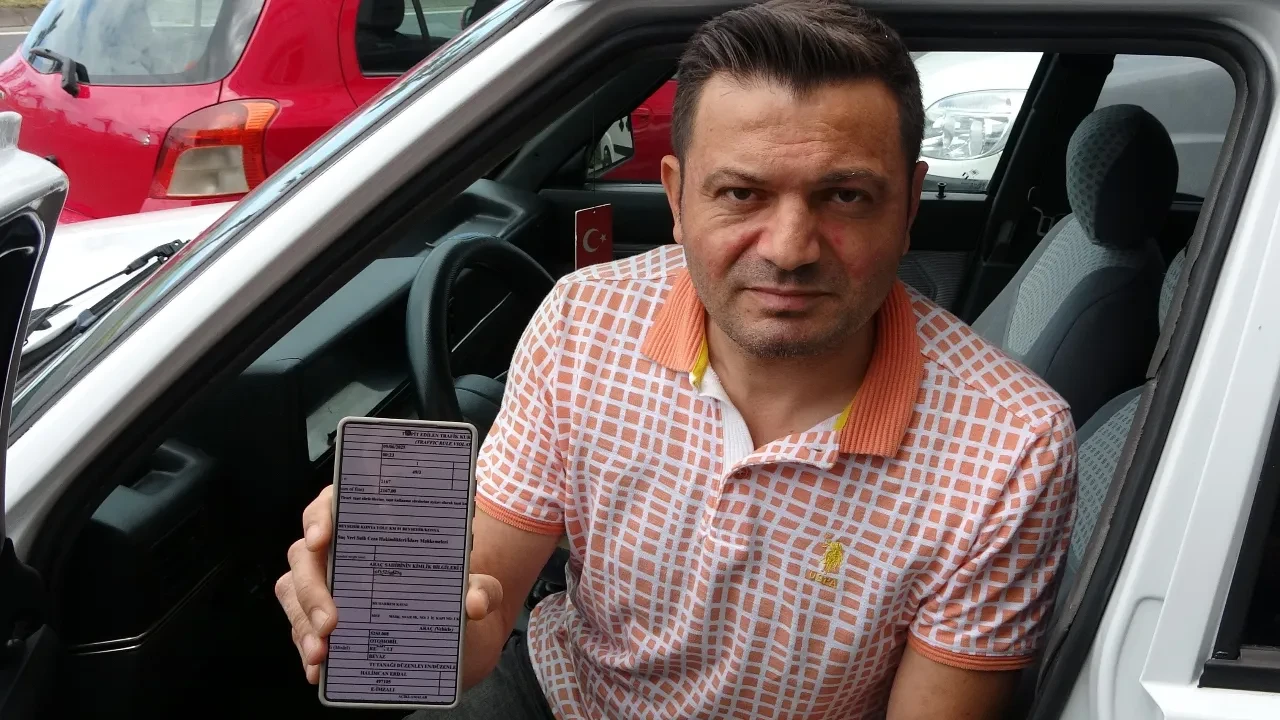 Trafik cezasını görünce şaşkına döndü! 800 kilometre öteden tutanak kesildi
