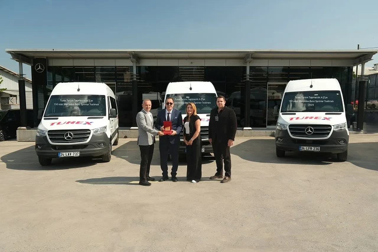 Mercedes-Benz’den Turex Turizm’in araç filosuna 150 adet Sprinter teslimatı gerçekleşti
