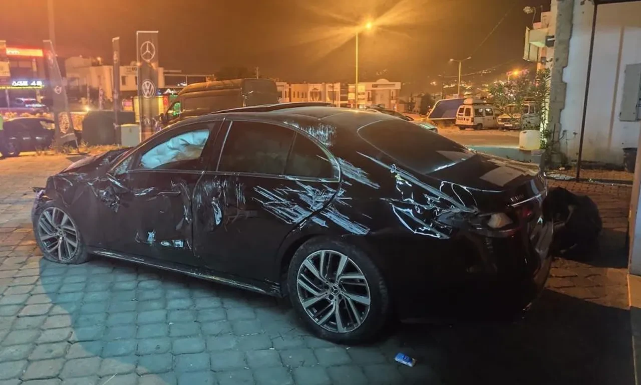 Muğla'da ilginç olay! Kaza yaptı, plakayı söküp kaçtı