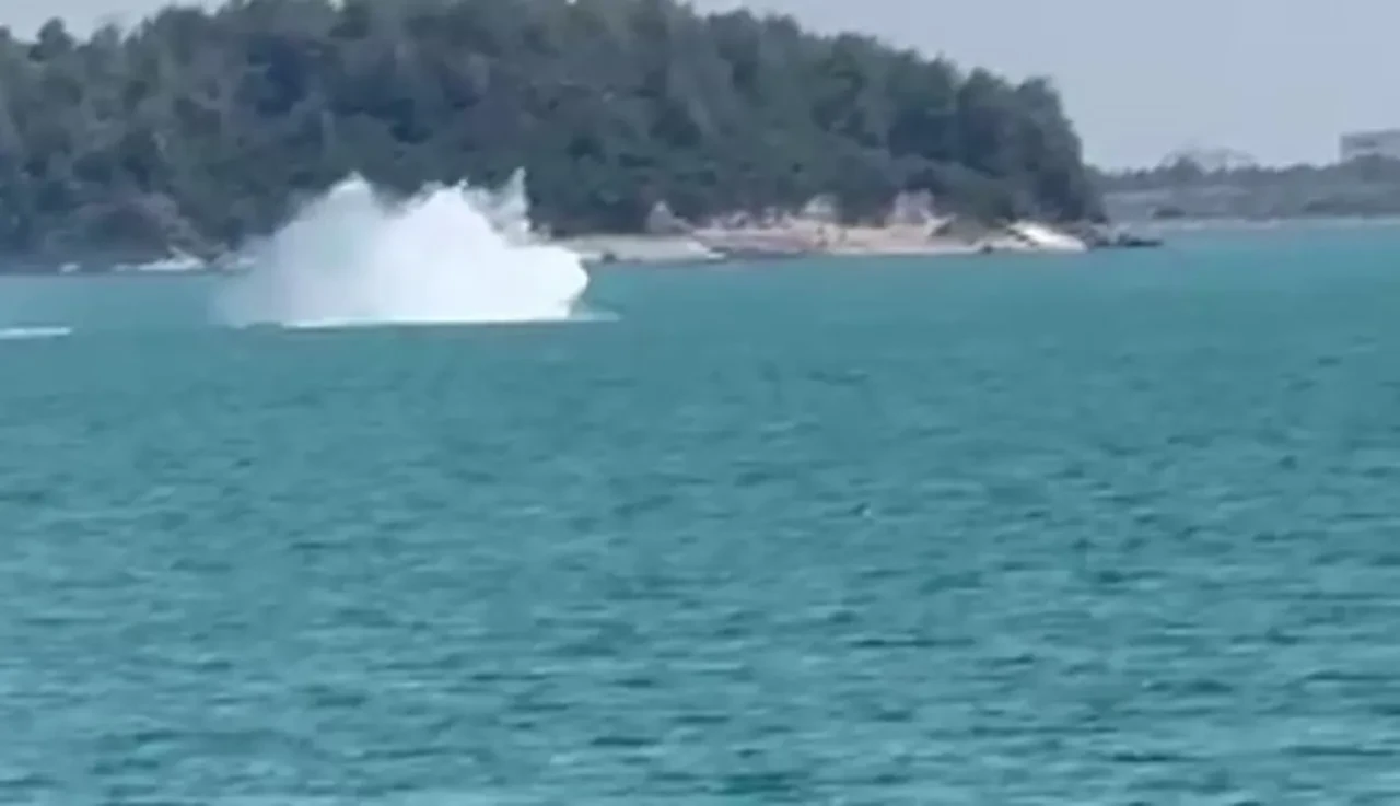 Adana'da yangın söndürme uçağı göle düştü! Pilotun mesajı ortaya çıktı