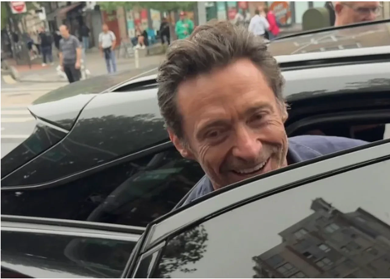 Hugh Jackman, hayranlarından bakın nasıl kaçtı