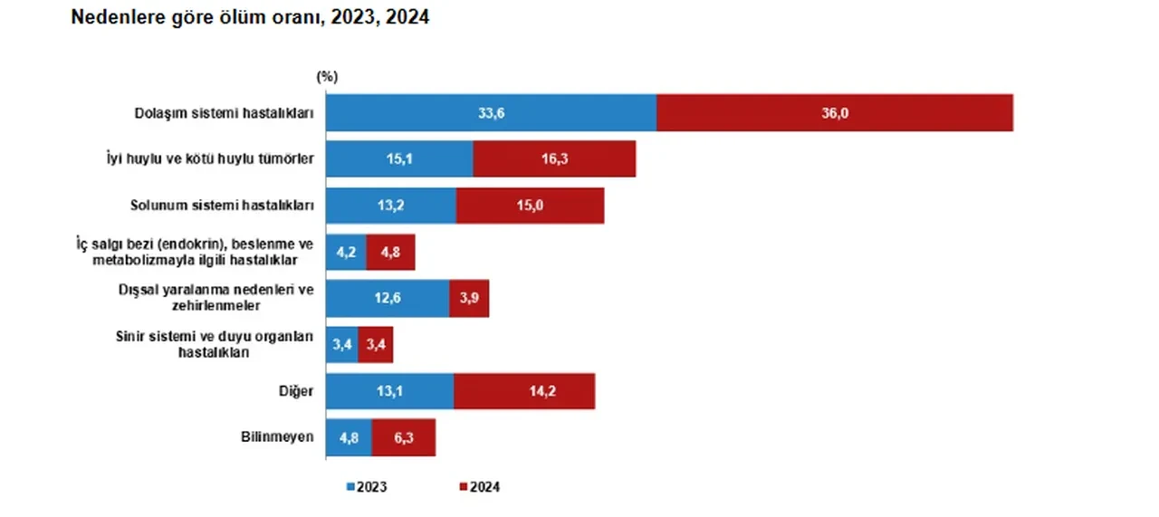 TÜİK ölüm verileri yayımlandı: En çok ölüm bu şehirde!