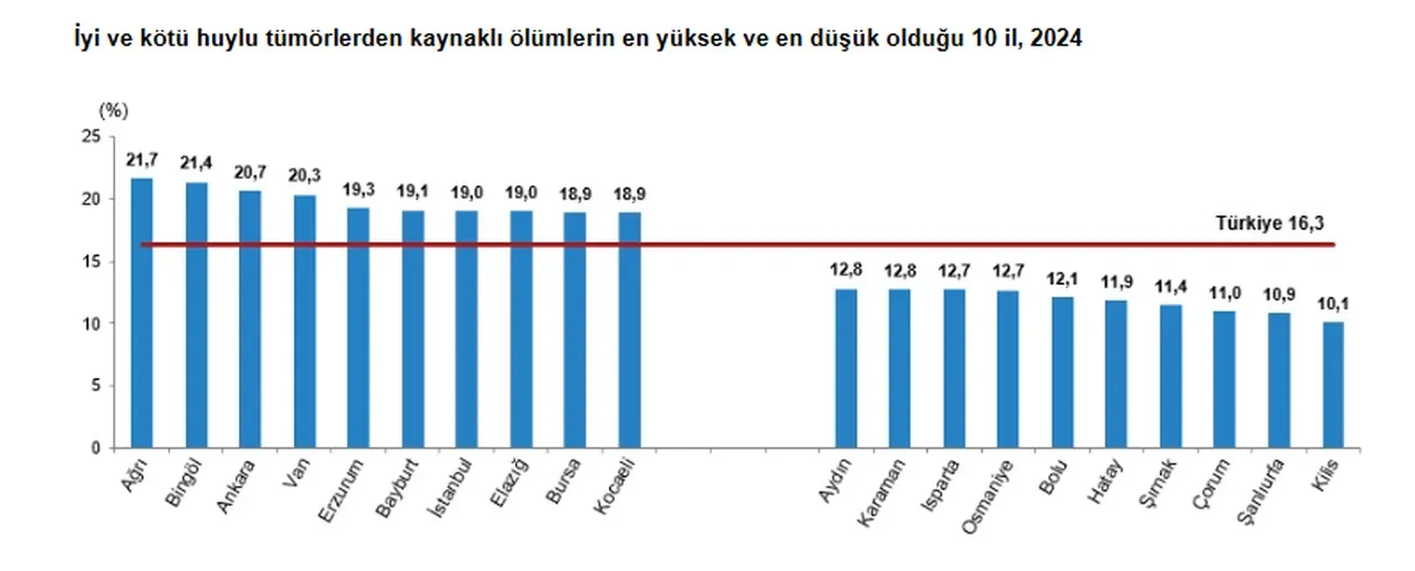 TÜİK ölüm verileri yayımlandı: En çok ölüm bu şehirde!
