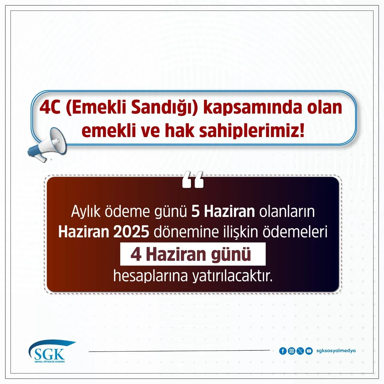 Emekli maaşı ödemesi öne çekildi! SGK duyurdu
