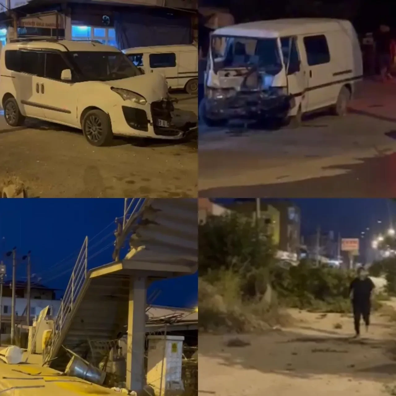 Tır sürücüsü direksiyon başında uyudu, ortalık savaş alanına döndü 