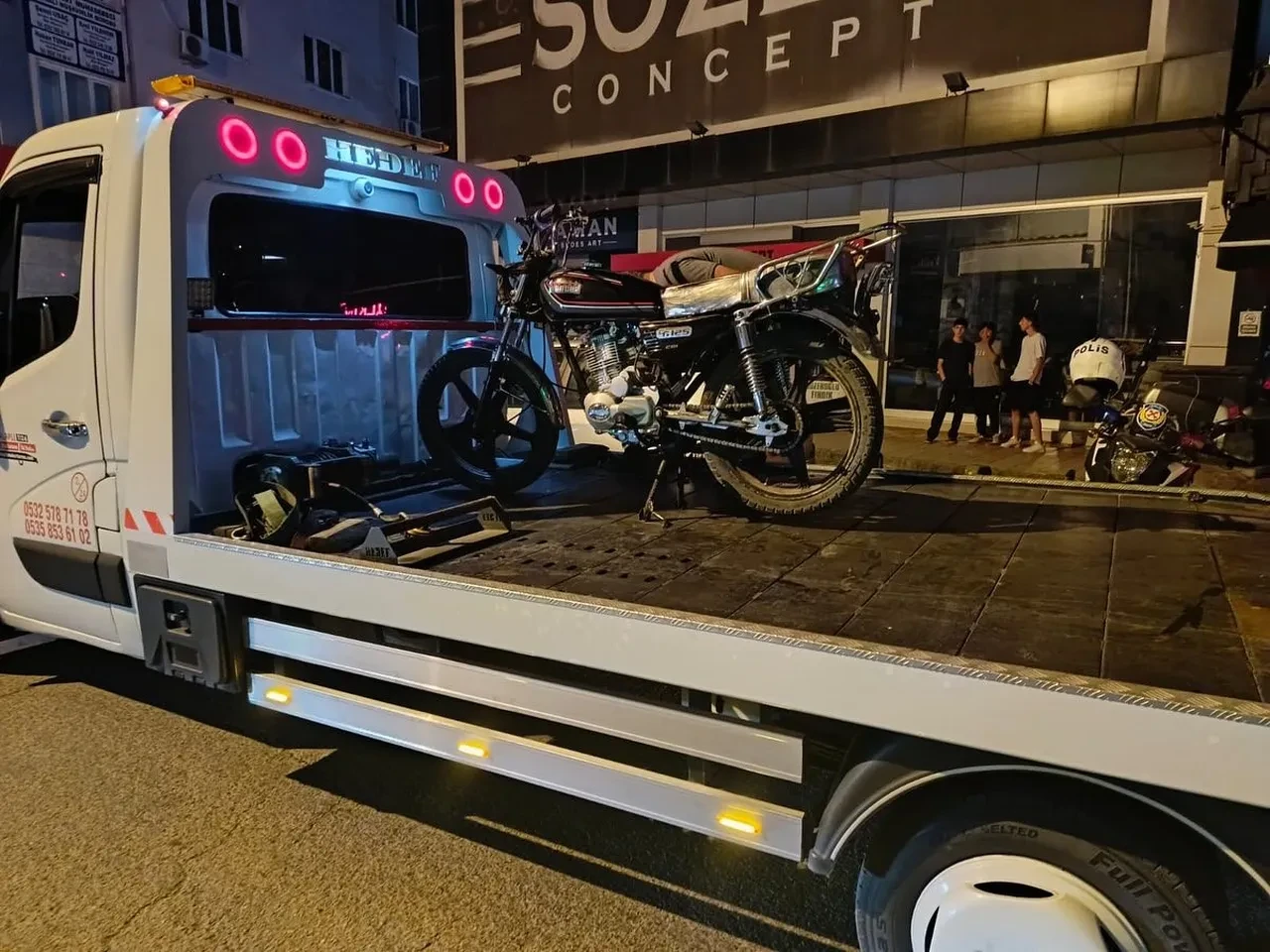 Egzoz ve motosiklet denetiminde 17 sürücüye ceza