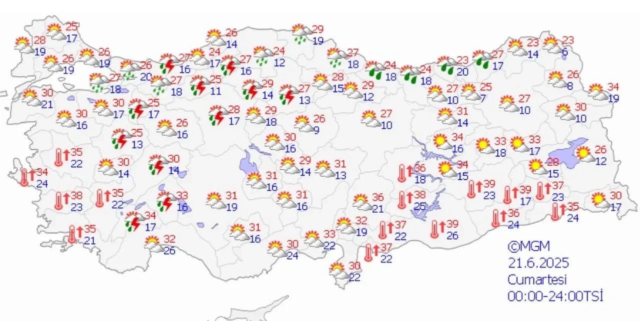 Hafta sonu yağışlara dikkat! Meteoroloji il il uyardı