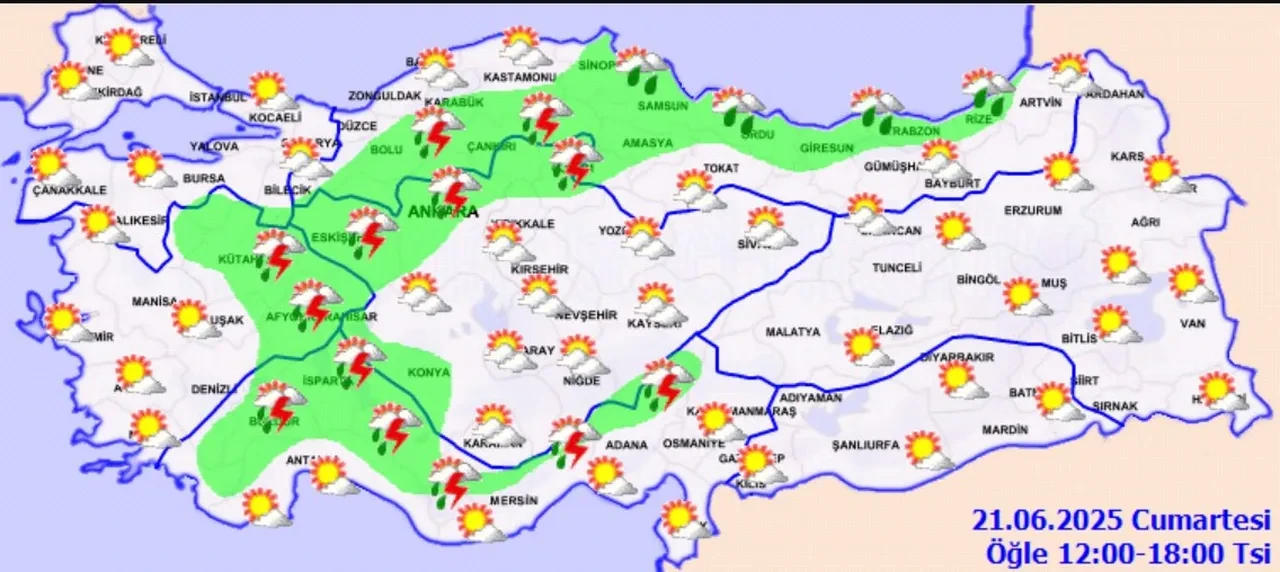Hafta sonu yağışlara dikkat! Meteoroloji il il uyardı
