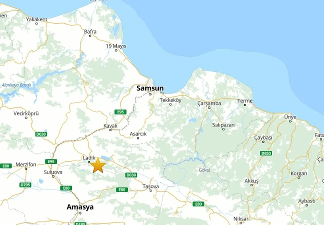 Son dakika | Samsun'da deprem oldu! AFAD verileri paylaştı