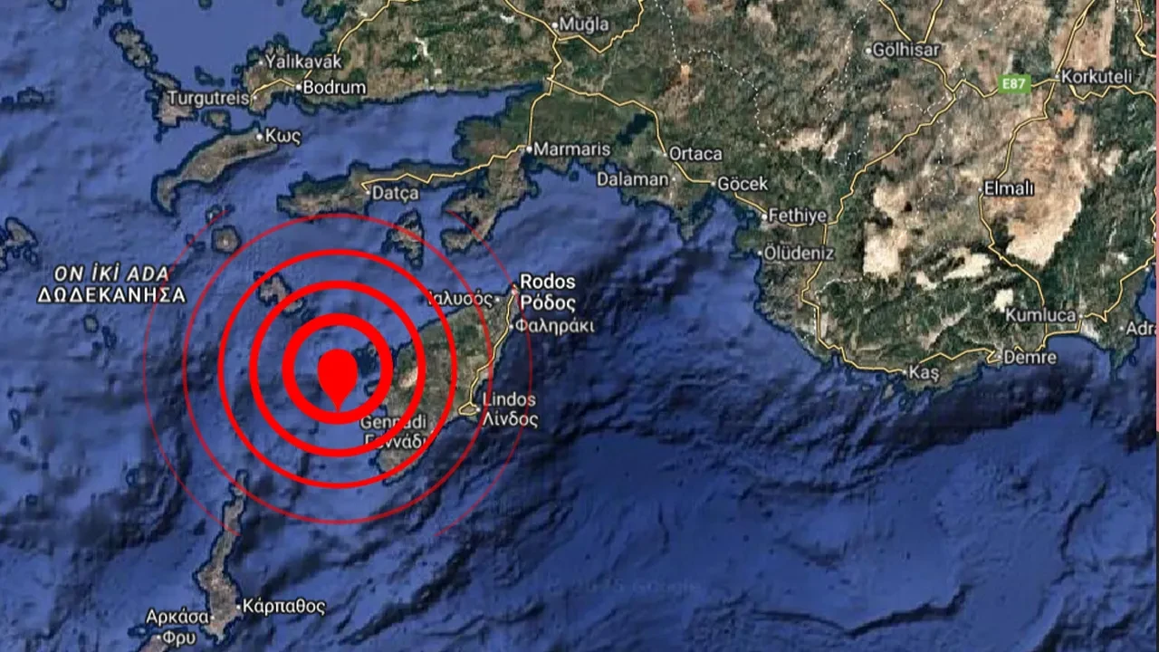 Marmaris açıklarında deprem! Kandilli detayları paylaştı