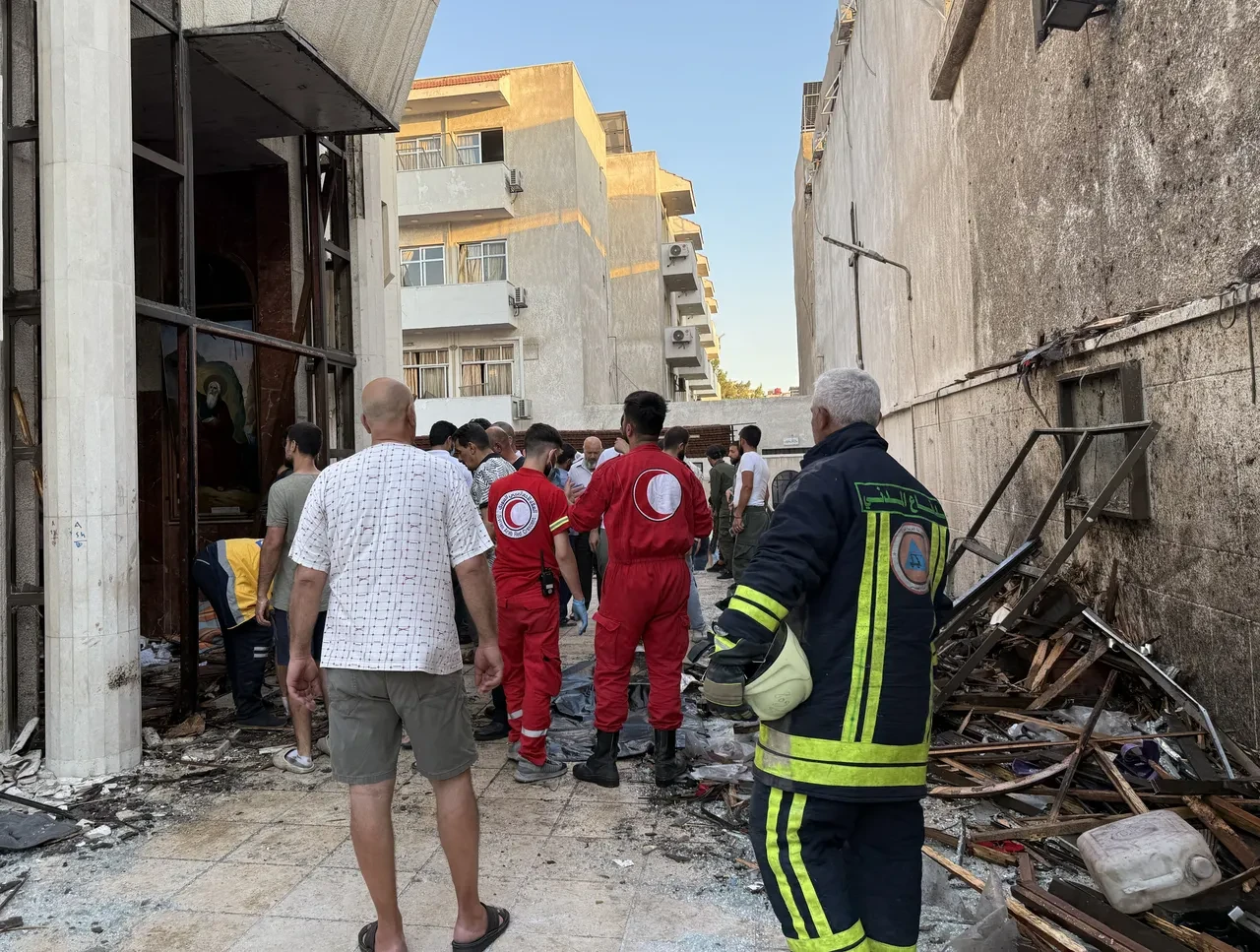 Şam’da kiliseye intihar saldırısı : Çok sayıda ölü ve yaralı var