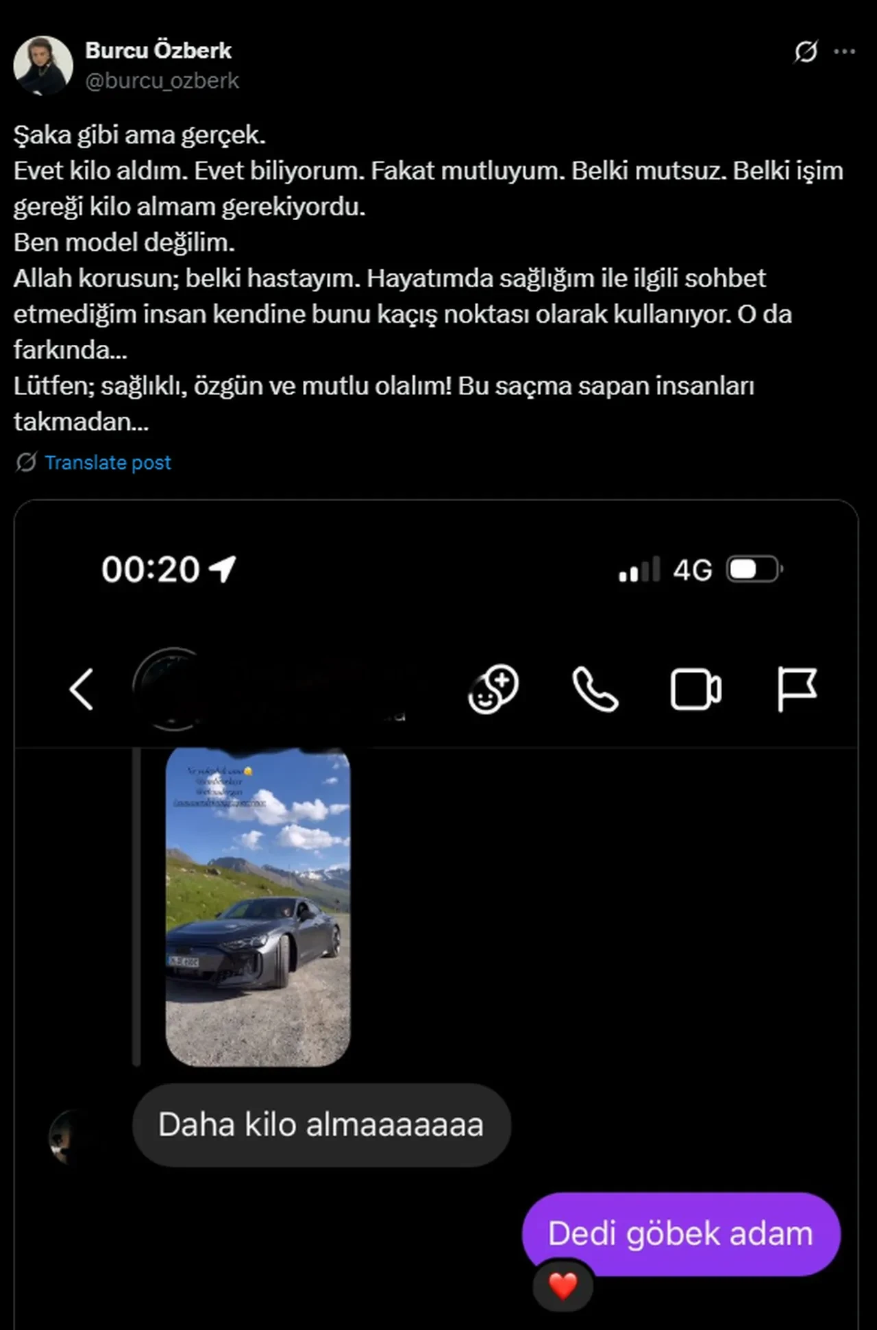 Burcu Özberk'i küplere bindiren yorum!