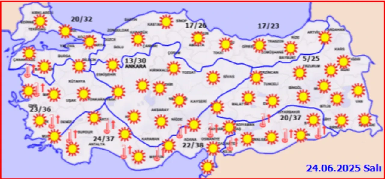 Meteoroloji'den alarm! Sıcaklık artıyor: Termometreler 40 dereceyi aşacak