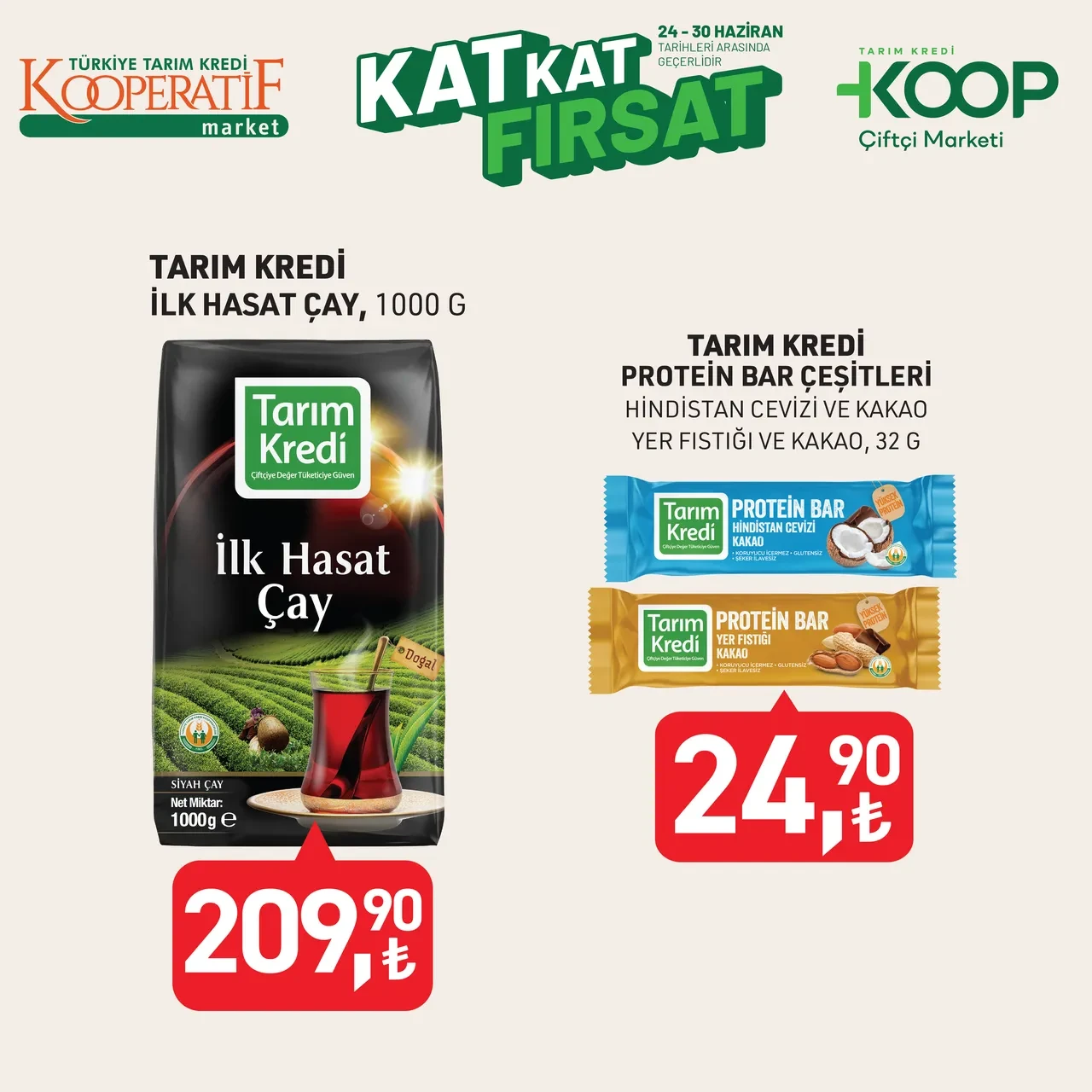 Tarım Kredi indirimli ürün fiyat listesi 24 Haziran! Bu tarihlerde birçok ürün indirimde