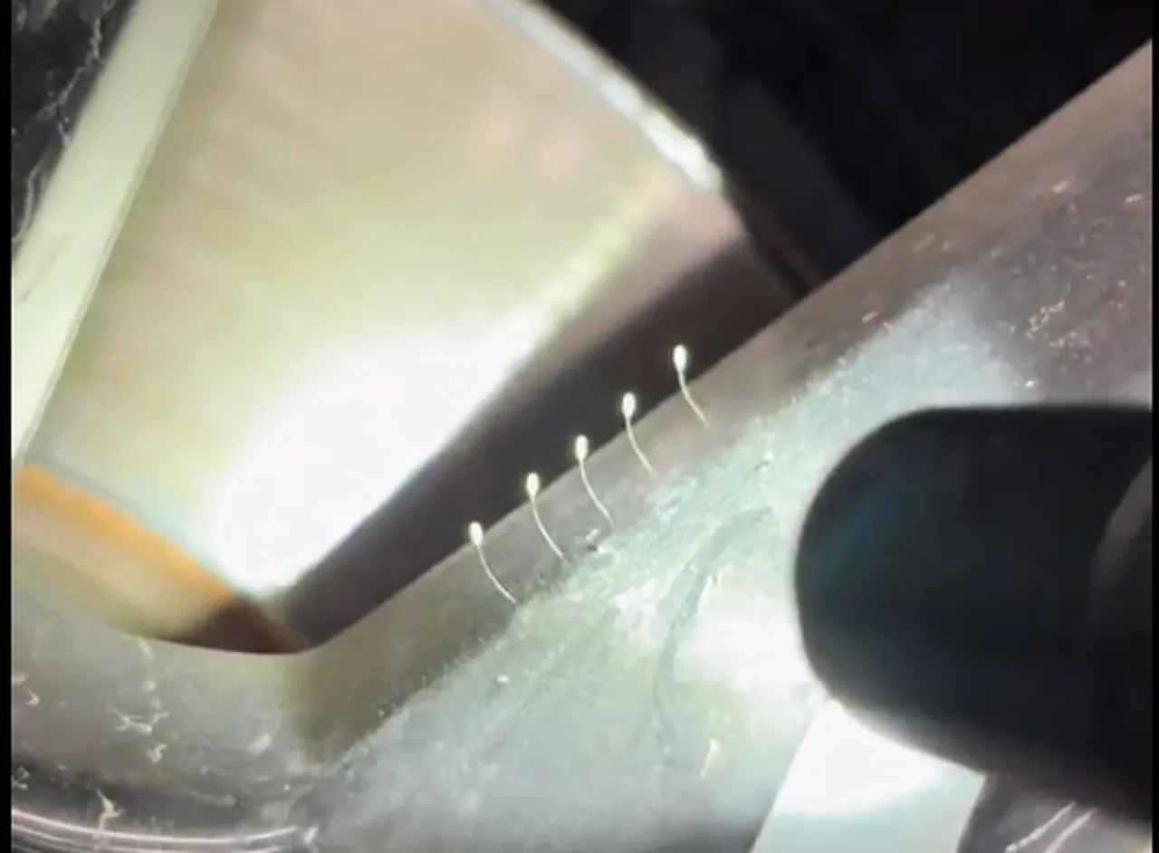 Volvo jantında tuhaf oluşum! Kadın tamirci gizemi sonradan çözdü