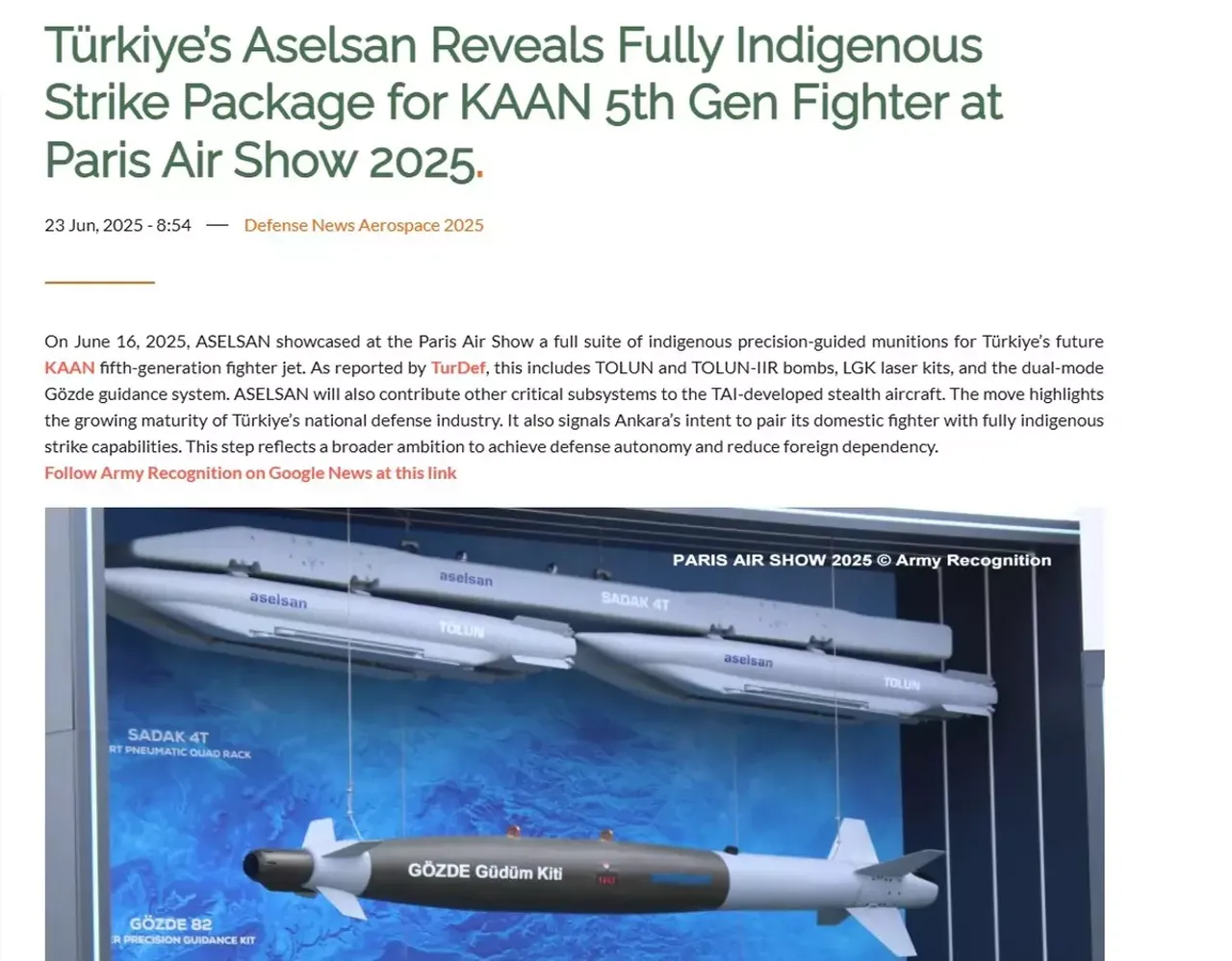 Yeni KAAN paketi ambargoları dağıttı! Resmen hayran oldular