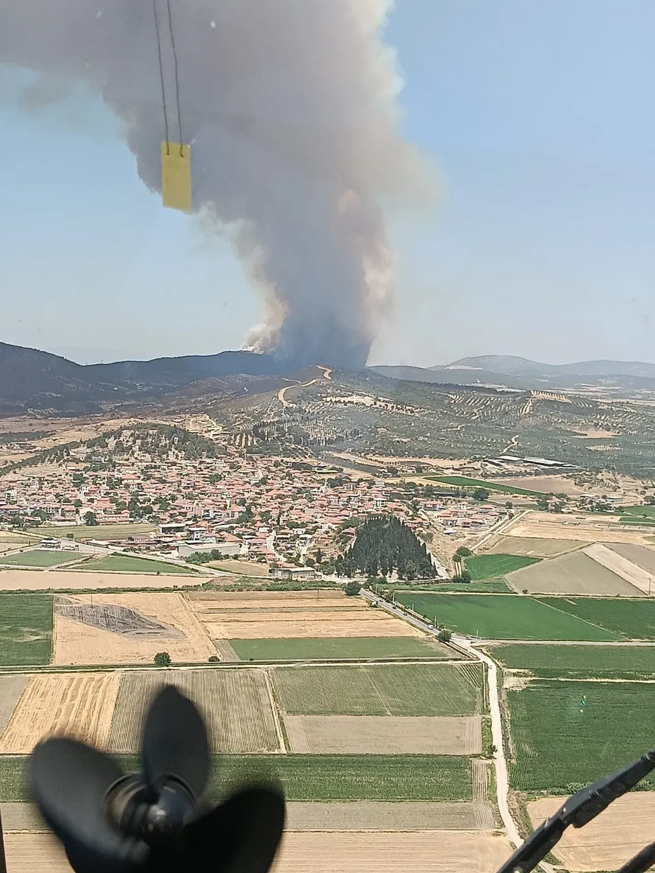 İzmir Foça yangın mı çıktı, son dakika? Havadan ve karadan müdahaleler sürüyor