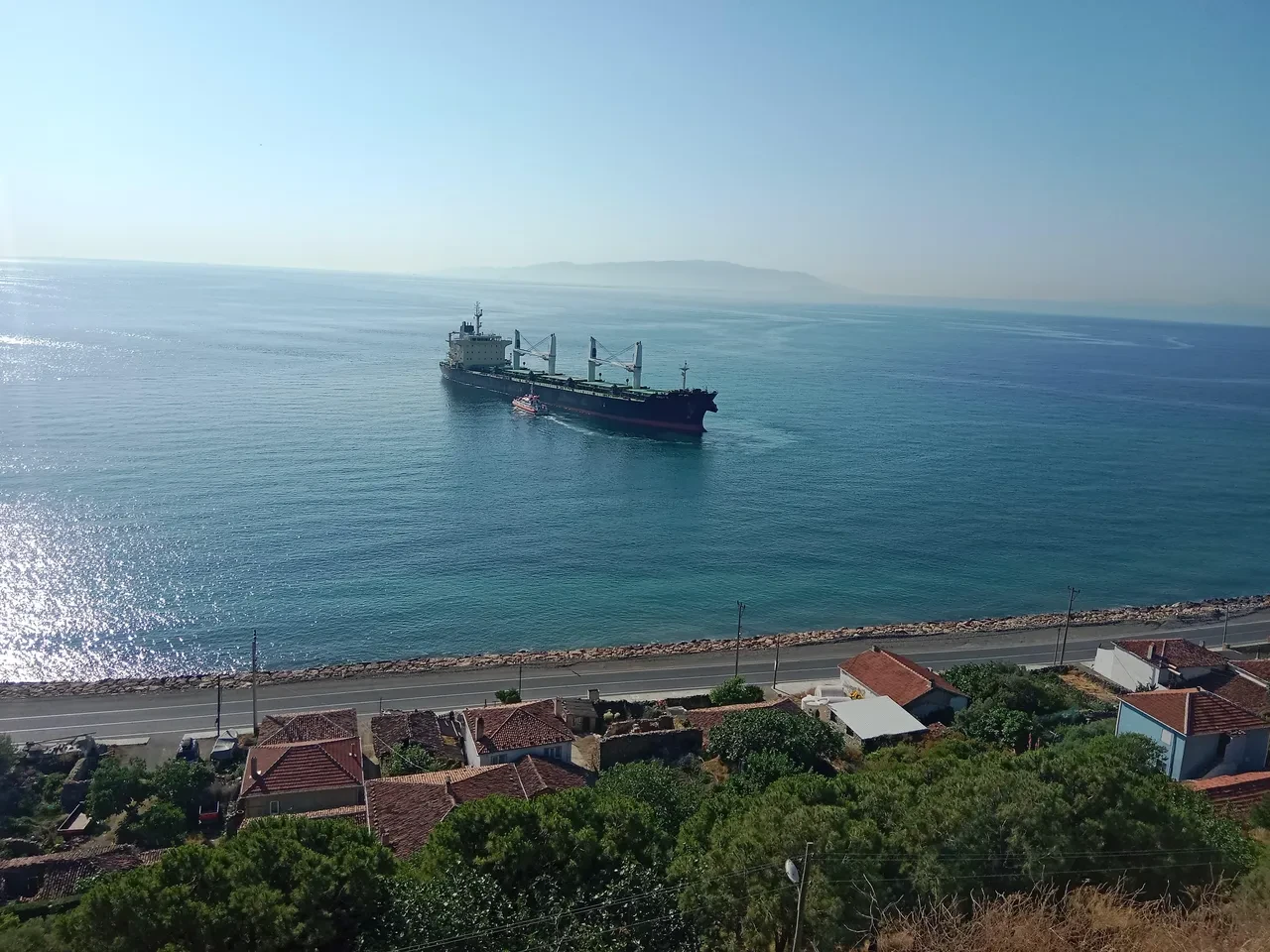 Tekirdağ'da Bahama bayraklı kuru yük gemisi karaya oturdu!