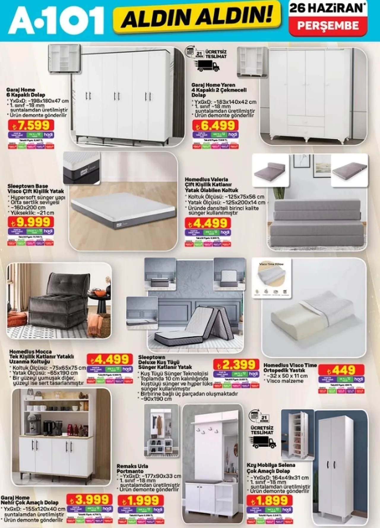 A101 aktüel ürün kataloğu 26 Haziran! Elektrikli araba, basınçlı yıkama makinesi ve bisikletlerde büyük indirim