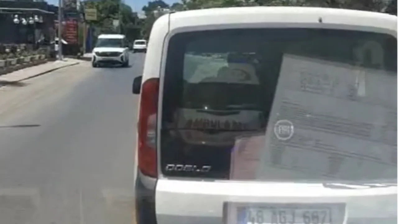 Ambulansa yol vermeyen sürücü gözaltında! Cezası belli oldu