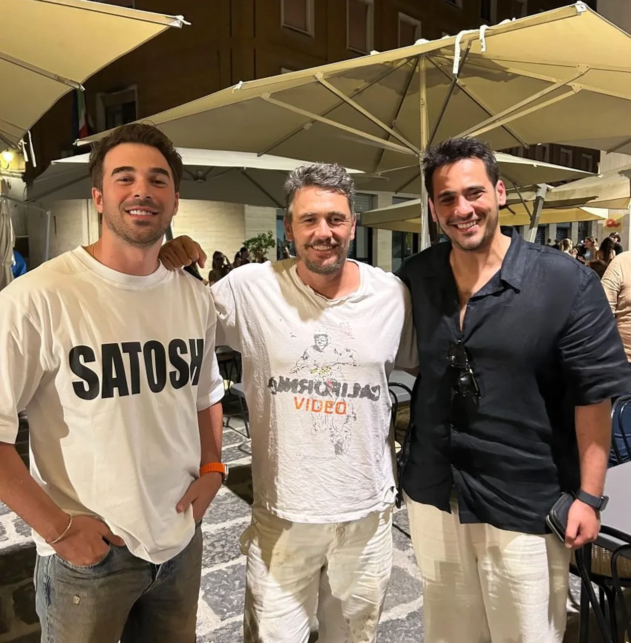 Caner Şahin ve Yusuf Çim İtalya'da James Franco’yla bir araya geldi